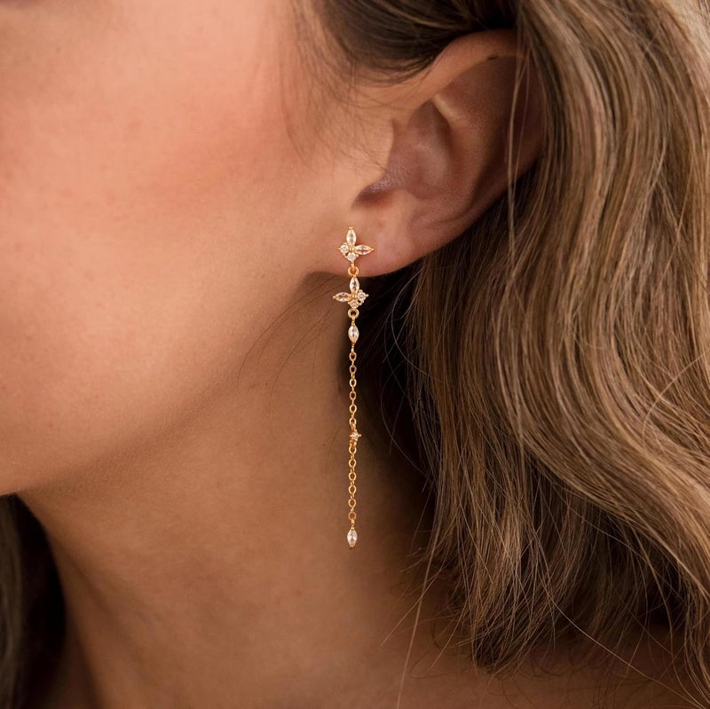 Moodear 3PCS Ear Cuffs Non Piercing Earrings for Women - Dainty Thin 14K Gold Plated Clip On Earrings Cartilage Cuff Set, Stackable Huggie Hoop Fake Piercing Jewelry - Image 3